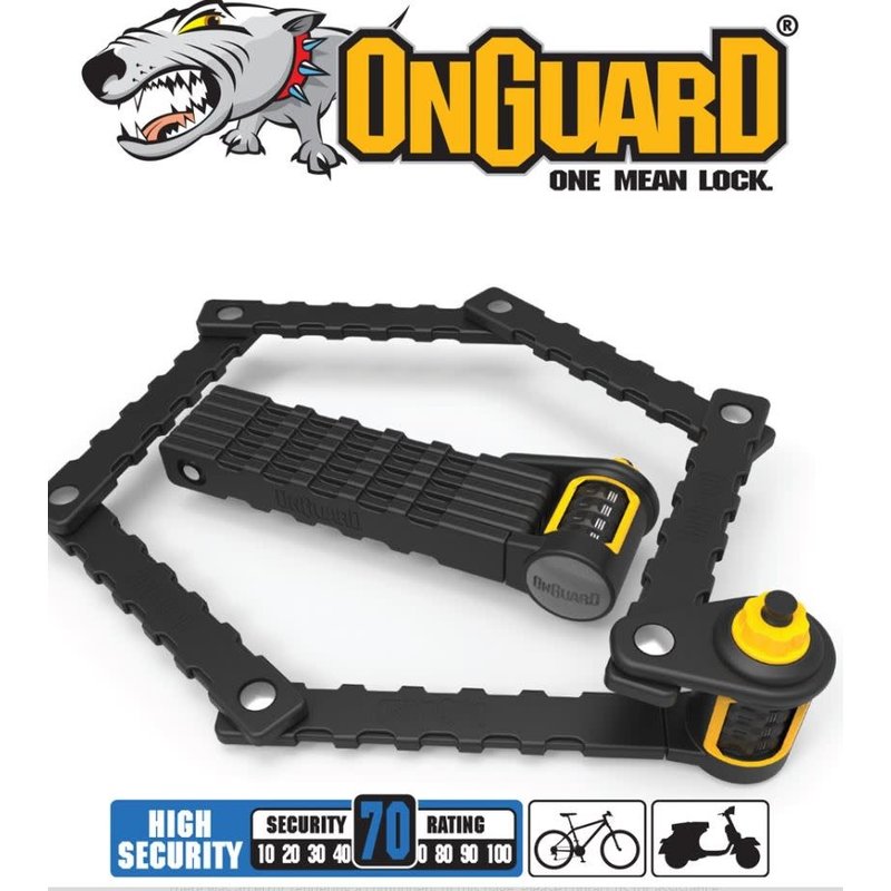 ONGUARD OnGuard Link Plate Lock K9 Combo