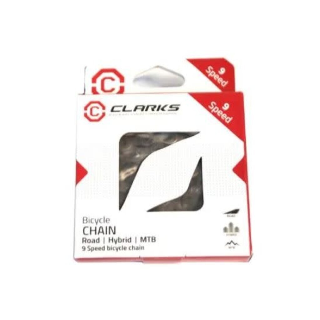 Clarks Clarks 9 Speed Chain w/ Connect Link 136L Black