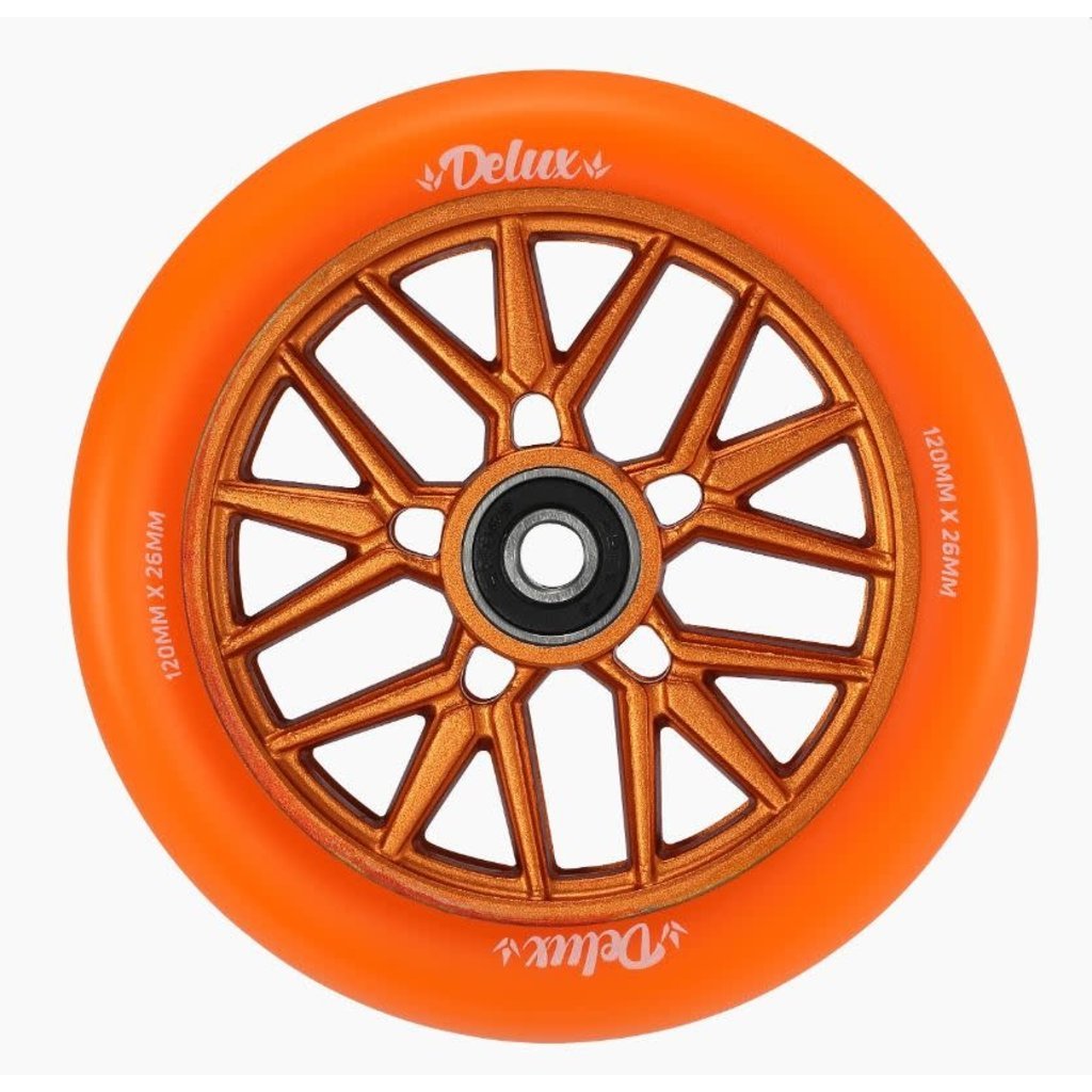 ENVY Envy Delux Scooter Wheel 120mm x 26mm -Orange/Orange