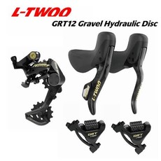 LT WOO LTWOO Groupset - GRT 1 x 12 Aluminium Version (Front/Rear Derailleurs , Hydraulic Front/Rear Disc Brakes, Cable Shifters)