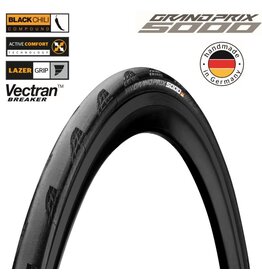 CONTINENTAL Continental  GP5000 FLD 700 x 30 E50 - Black