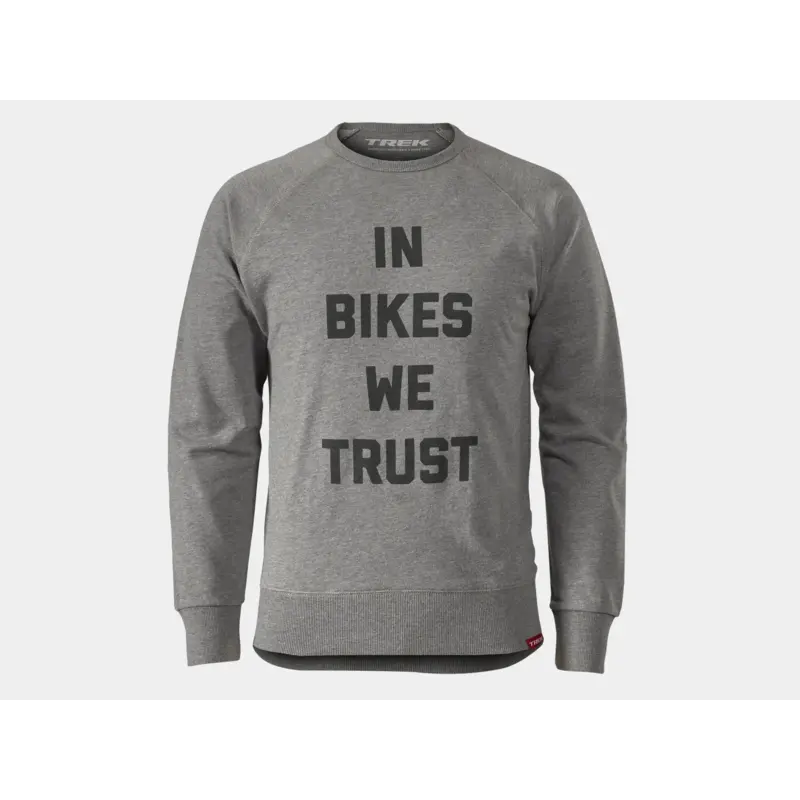 Trek Trek In Bikes We Trust Crewneck Sweatshirt M