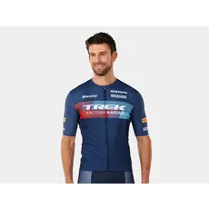 Trek Santini Trek Factory Racing Men’s Team Replica Cycling Jersey - Blue
