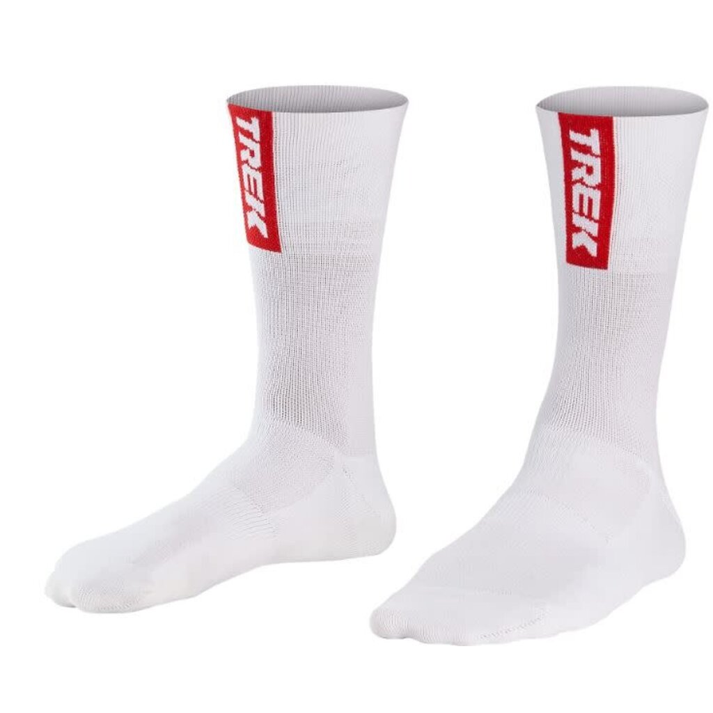 Trek Santini Trek-Segafredo Men's Team Cycling Socks - White/Red