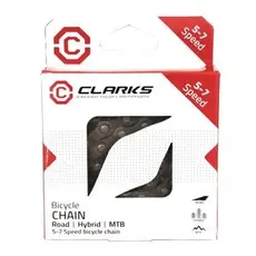 Clarks Clarks 5-7 Speed Chain 136L w/Connect Link -Suitable for E-Bike