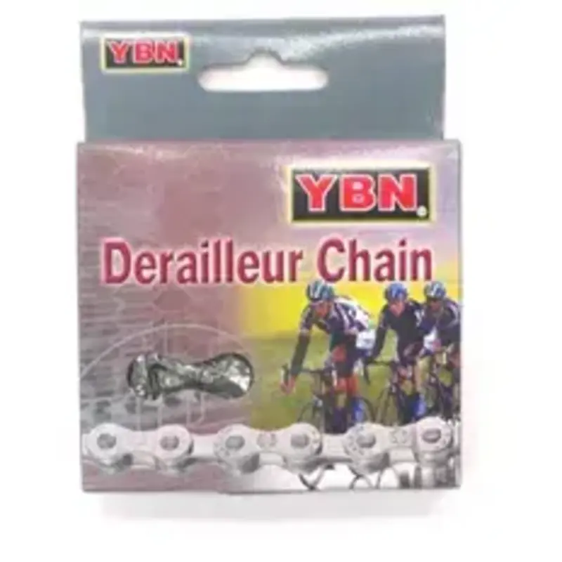 YBN CHAIN - 6/7 Speed - YBN S20 - 114L - BROWN - w/Connect Link (Derailleur Chain)