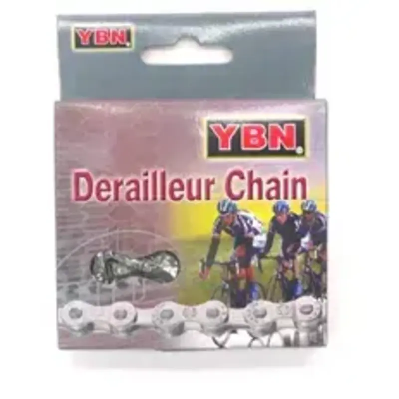 YBN CHAIN - 6 Speed - YBN S20 - 114L - BROWN - w/Connect Link (Derailleur Chain)