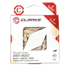 Clarks Clarks Chain 9 Speed  - Silver - Anti Rust - w/Connect Link