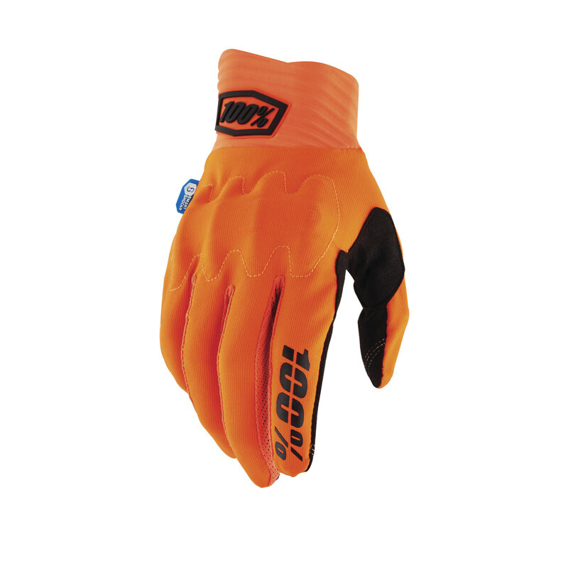100% Cognito Smart Shock Gloves Fluo Orange