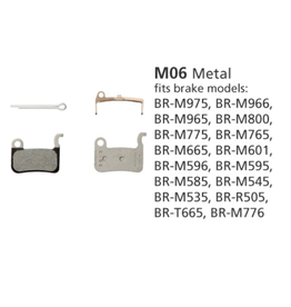 Shimano Shimano BR-M965 Metal Pads & Spring M06