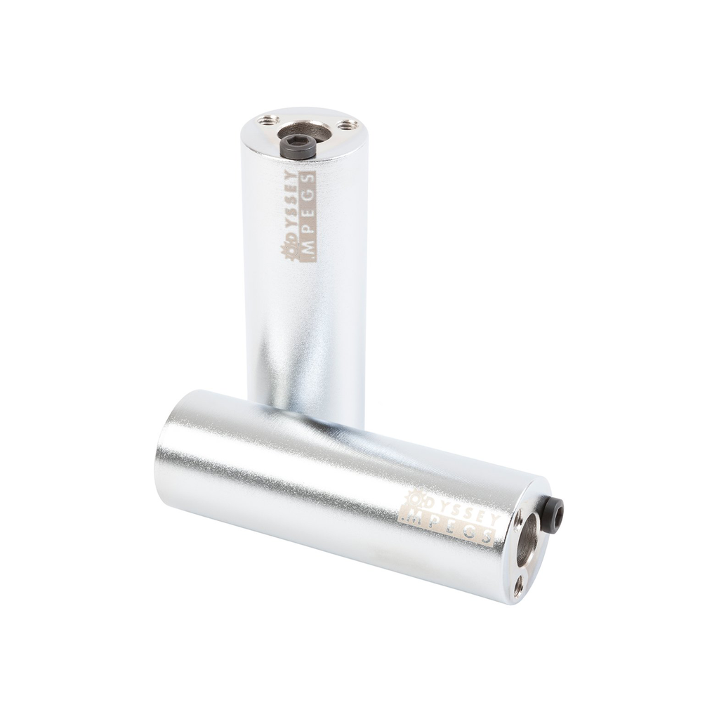 ODYSSEY Odyssey M Peg Axle Pegs 4" - Fits 10/14mm Axle - Chrome
