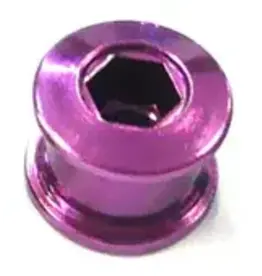 Single Speed Chainring Bolts Steel Purple (Per Set)