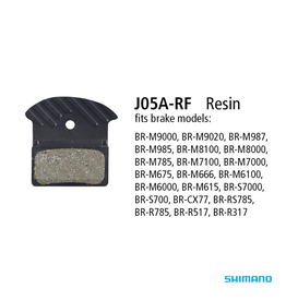 Shimano Shimano BR-M9000 Resin Pad & Spring (J05A-RF)