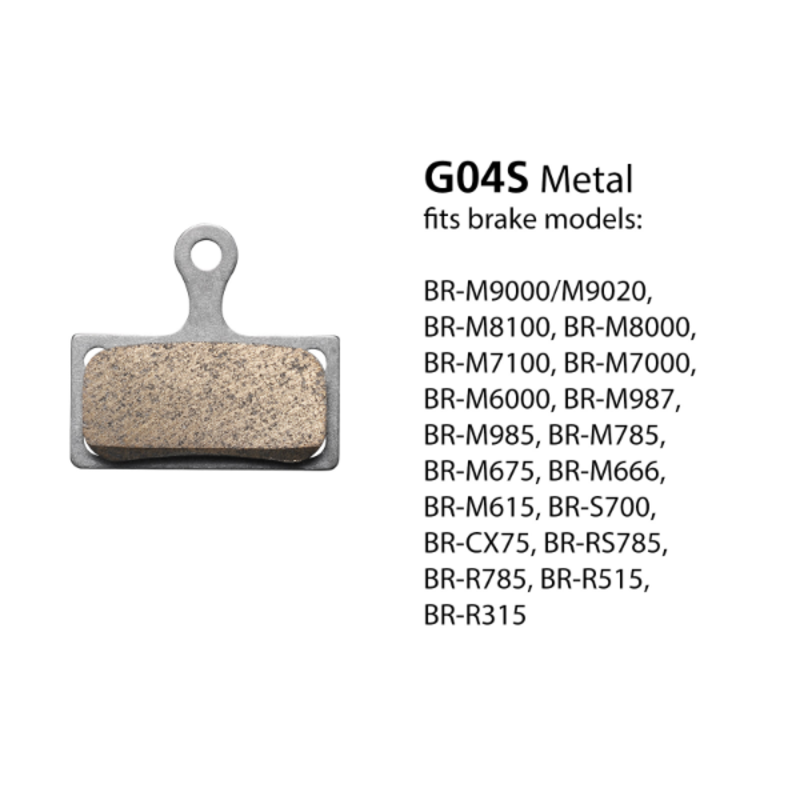 Shimano Shimano BR-M8000 Metal Pad & Spring (G04S)
