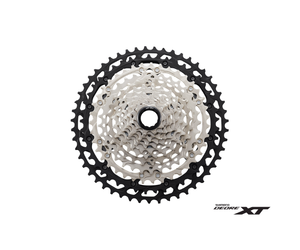 CS-M8100-12 (10-51t)未使用 Shimano XT CS-M8100 Cassette - 12-Speed, 10-51t, Silver/Black