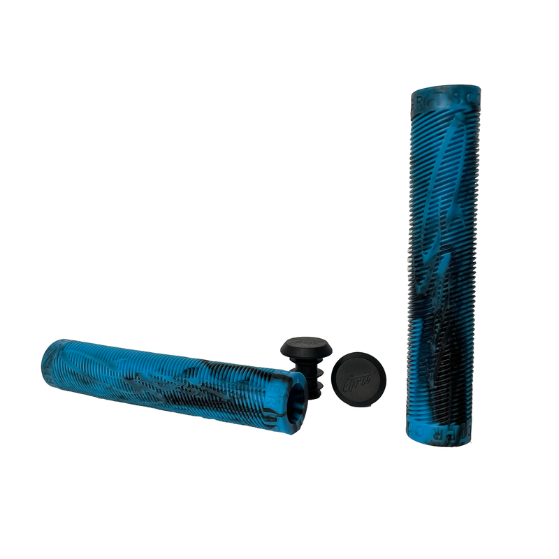 Grit Grit Handlebar Grips 160mm - Blue/Black