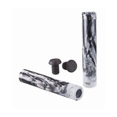 Grit Grit Handlebar Grips 160mm- Black/White