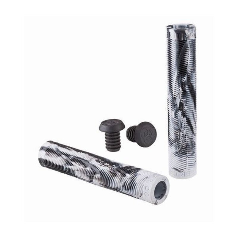 Grit GRIT Handlebar Grips 160mm- Black/White