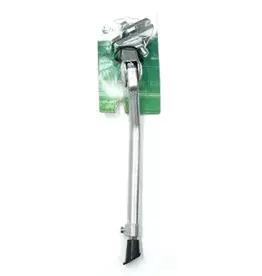 KICKSTAND 20-28 Adjustable, Centre Mount, Alloy SILVER, with extra long bolt