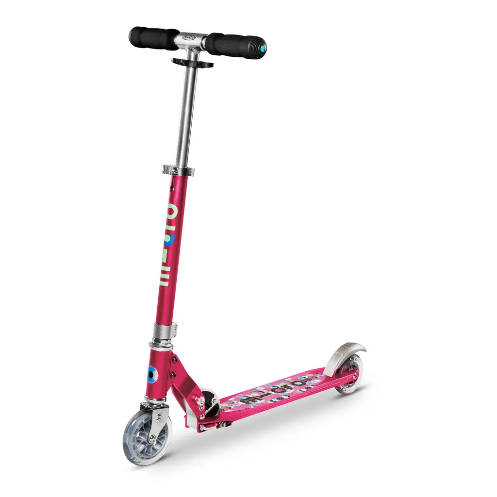 Micro Micro Sprite Kids Scooter Raspberry Floral Dot