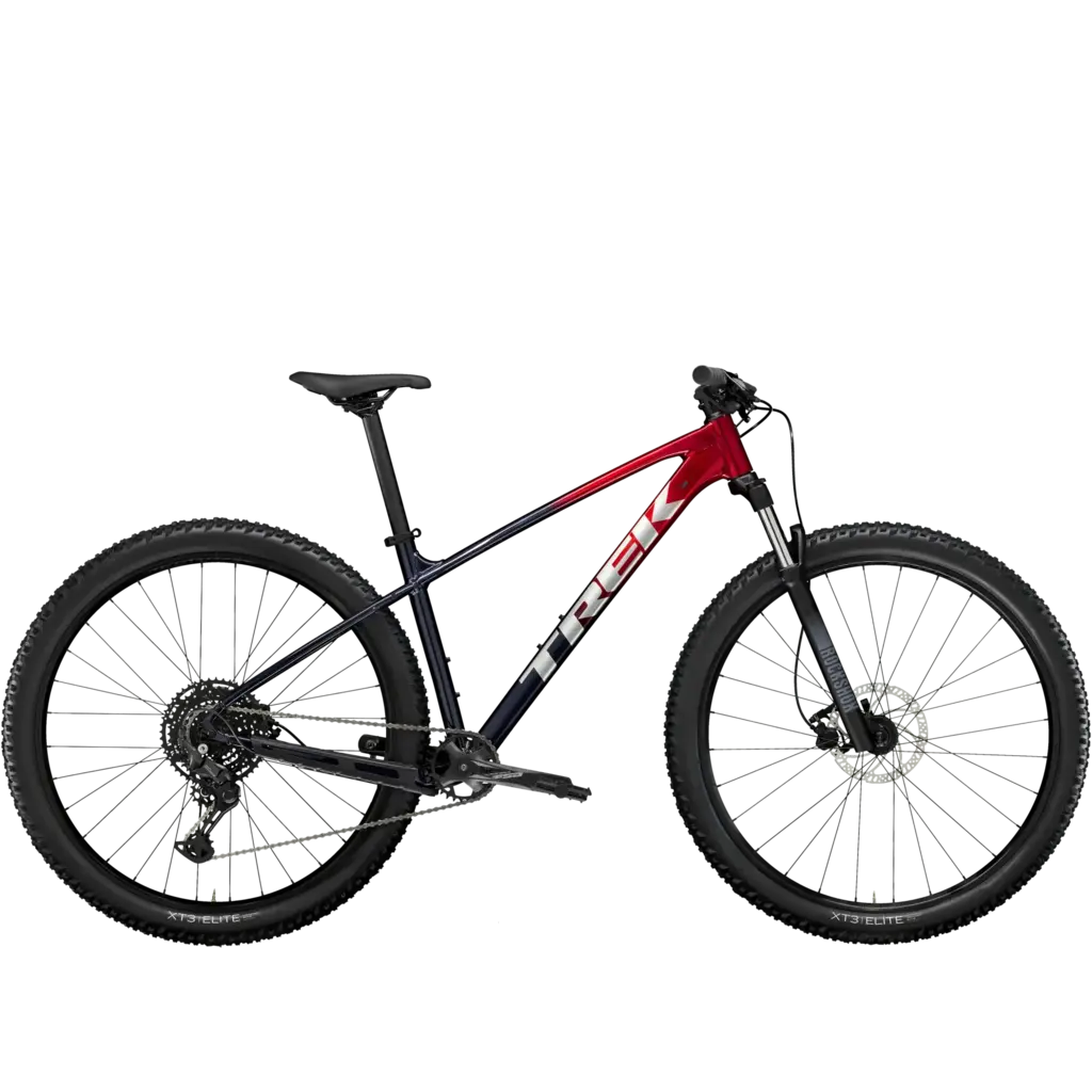 Trek 2025 Marlin 6 Gen 3 Rage Red to Deep Dark Blue Fade