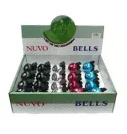 Nuvo BELLS Assorted Colour Black, Blue, Red and Silver