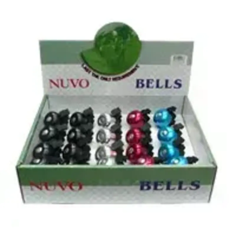 Nuvo BELLS Assorted Colour Black, Blue, Red and Silver