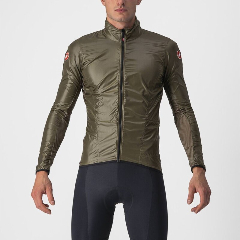 Castelli Castelli Aria Shell Jacket Moss Brown