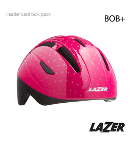 Lazer Lazer Helmet BOB+  Header Card - Pink Dots