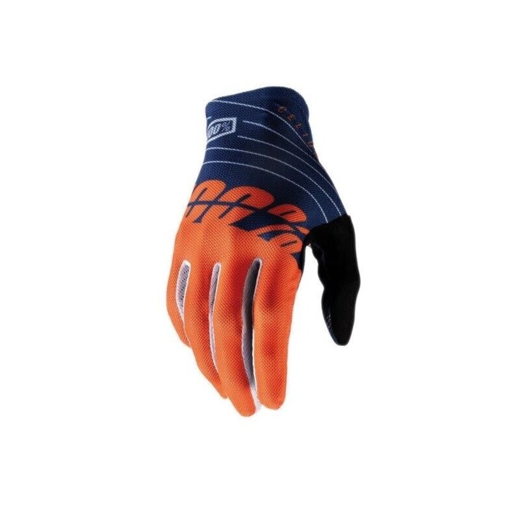 100% 100% Celium Glove Blue/Orange - Extra Large