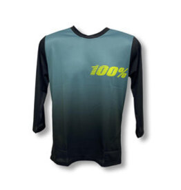 100% 100% Ridecamp 3/4 Jersey Teal/Black L