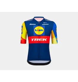 Trek Santini Lidl-Trek Replica Race Jersey Dark Blue/Yellow