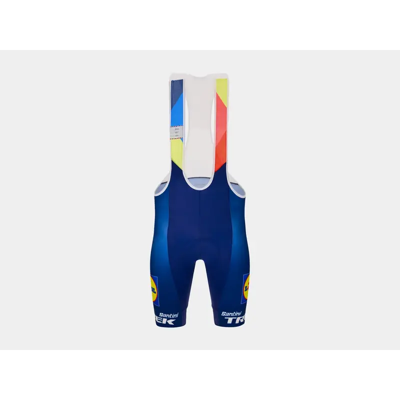 Trek Santini Lidl-Trek Replica Race Bib Shorts Dark Blue/Yellow