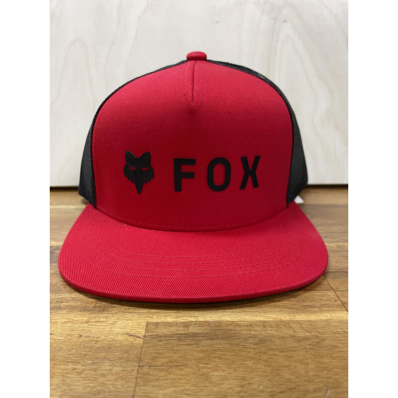 FOX Fox Youth Absolute Mesh Snapback - Flame Red OS