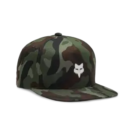 Fox Head Camo Tech Snapback Hat Green Camo