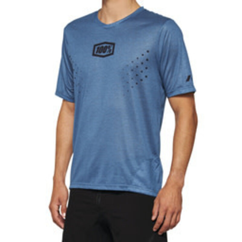 100% 100% Airmatic Mesh Jersey - Slate Blue