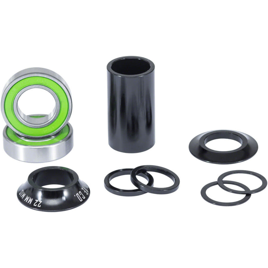 WE THE PEOPLE COMPACT MID BOTTOM BRACKET for  22MM Spindle - Black