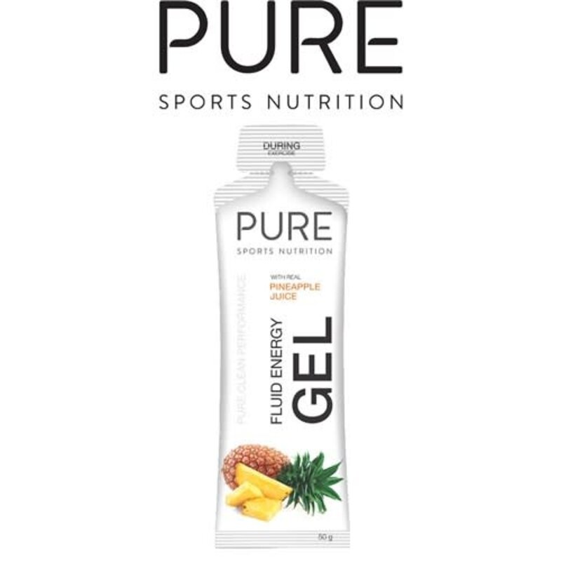 PURE Pure Fluid Energy Gel - Pineapple Juice 50g (each)