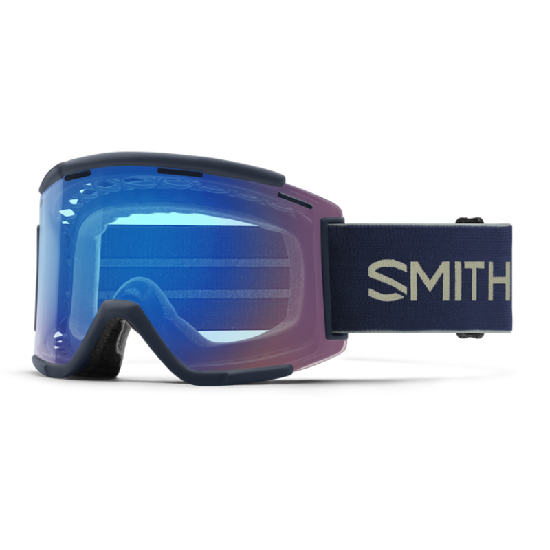 Smith Smith Squad XL MTB Goggles Midnight Navy / Sagebrush + ChromaPop Contrast Rose Flash Lens