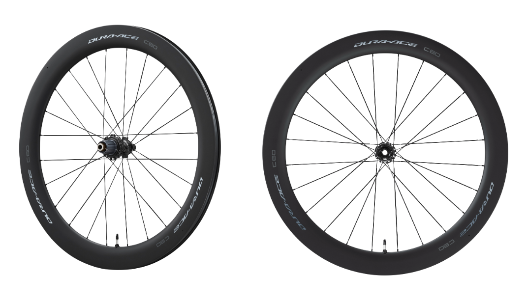 Roue Arrière Shimano Dura-Ace C60 - Tubulaire, Frein Sur Jante, Carbone, 796g, Modèle WH-R9200