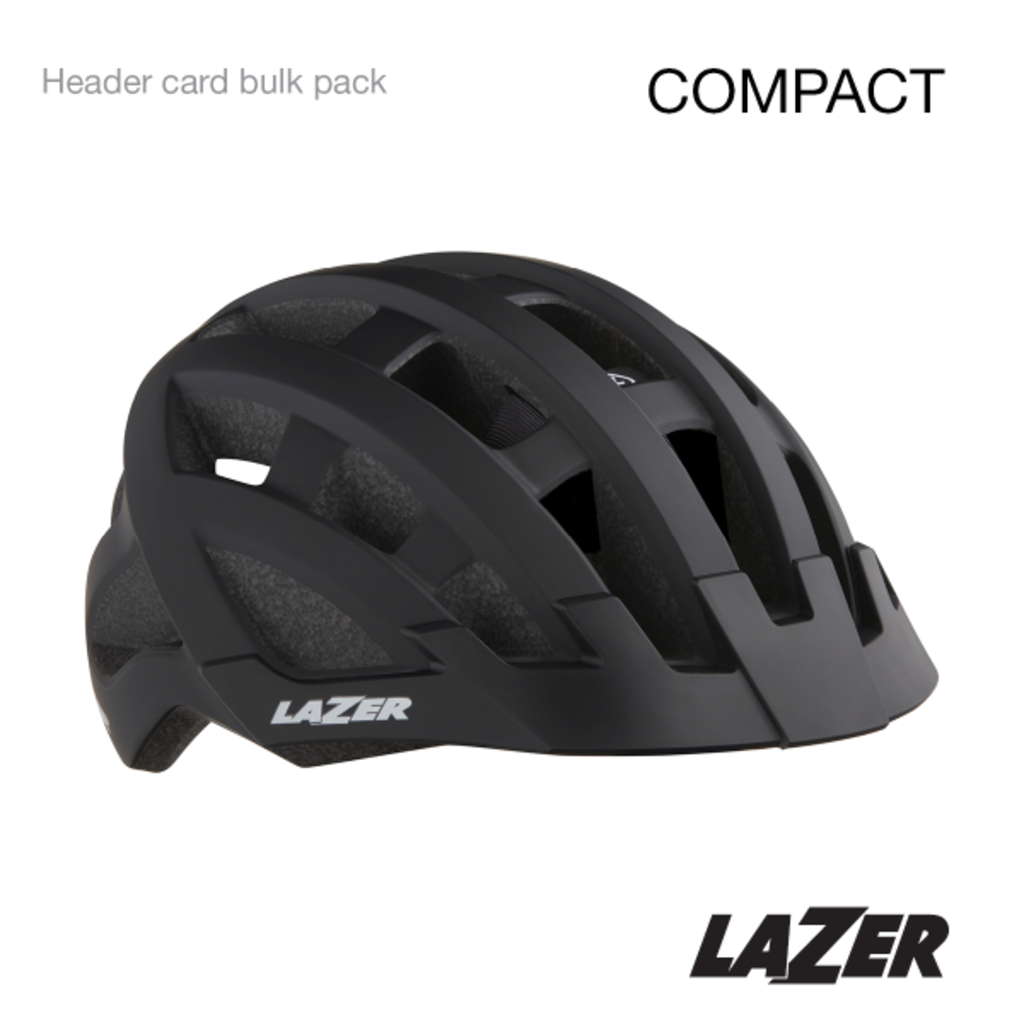 Lazer Lazer Helmet Compact Matte Black Uni Size 54-61