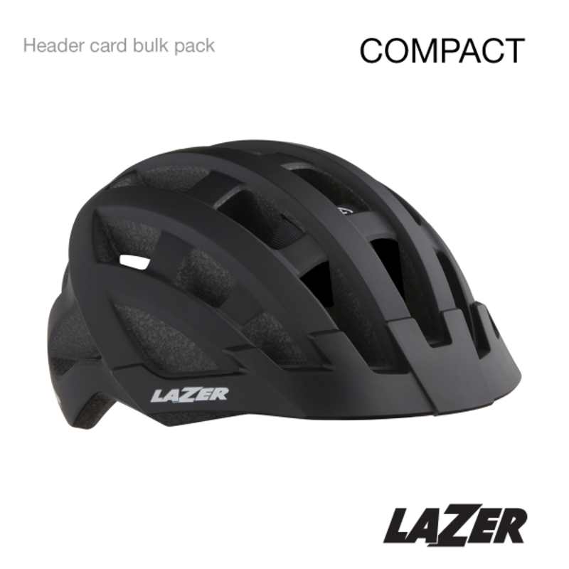 Lazer Lazer Helmet Compact Matte Black Uni Size 54-61