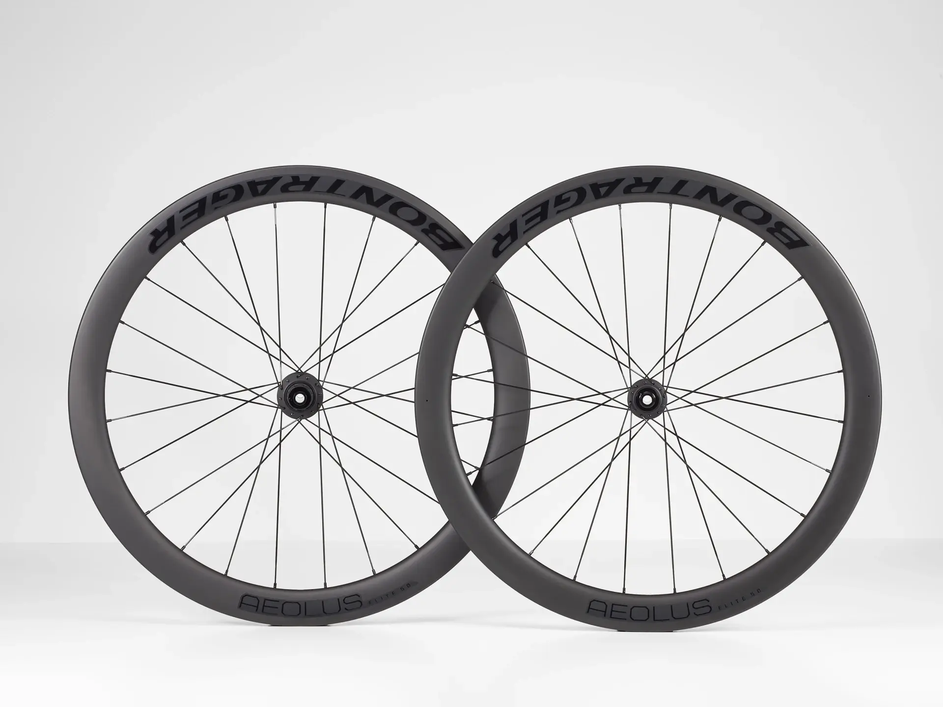 Bontrager Aeolus Elite 50 TLR Disc Road Wheelset Front and Rear The Bike Place
