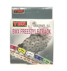 YBN YBN BMX Chain 1/2 x 1/8 x 112 links - Silver
