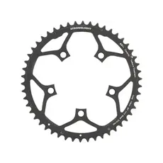 Chainring - Road "Stronglight", 50T, 7075 CNC Black CT2 - 110mm BCD, 5 Hole for 10/11 Spd