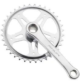 Chainwheel set, Steel 1/8 x 44T x 170mm, CP. Diamond Taper