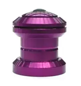 Ahead set, alloy, 1-1/8, threadless, sealed bearing, alloy top cap - Purple