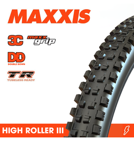 MAXXIS MAXXIS High Roller III 29 x 2.40 3 C Grip DD TR Fold 120x2TPi E-25