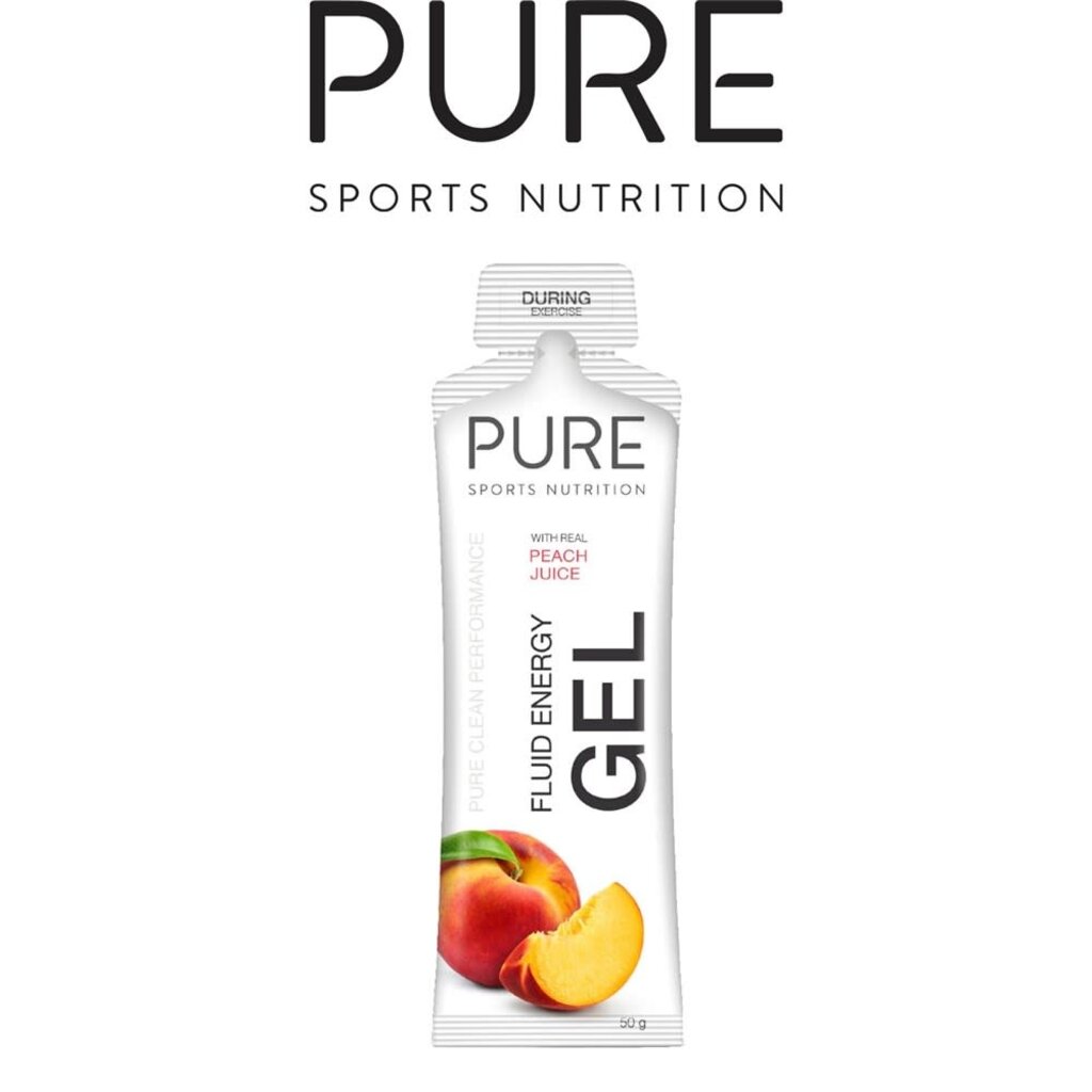 PURE PURE Fluid Energy Gel - Peach 58g (Each)