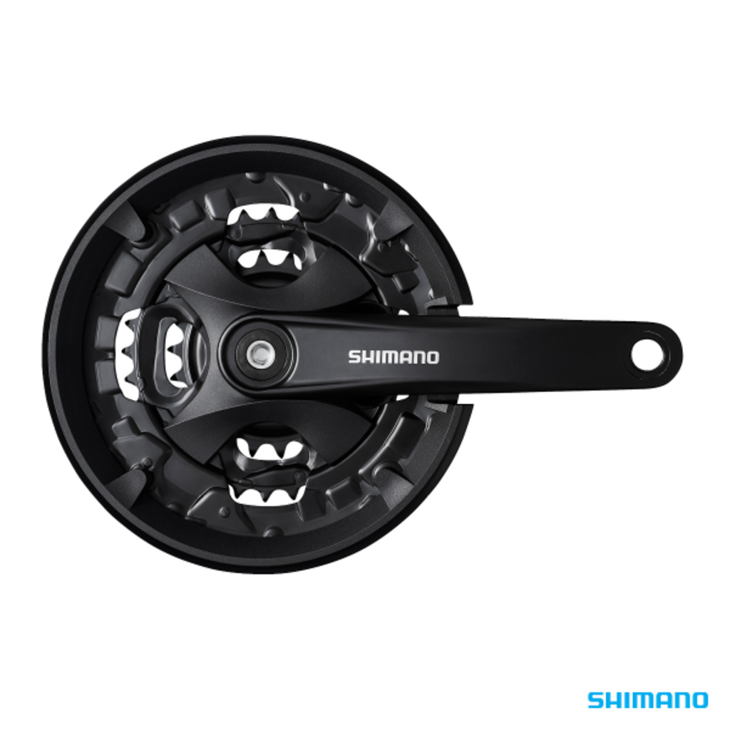 Shimano FC-MT101-3 FRONT CRANKSET ALTUS 170mm 40-30-22 BLACK CHAINLINE 50mm